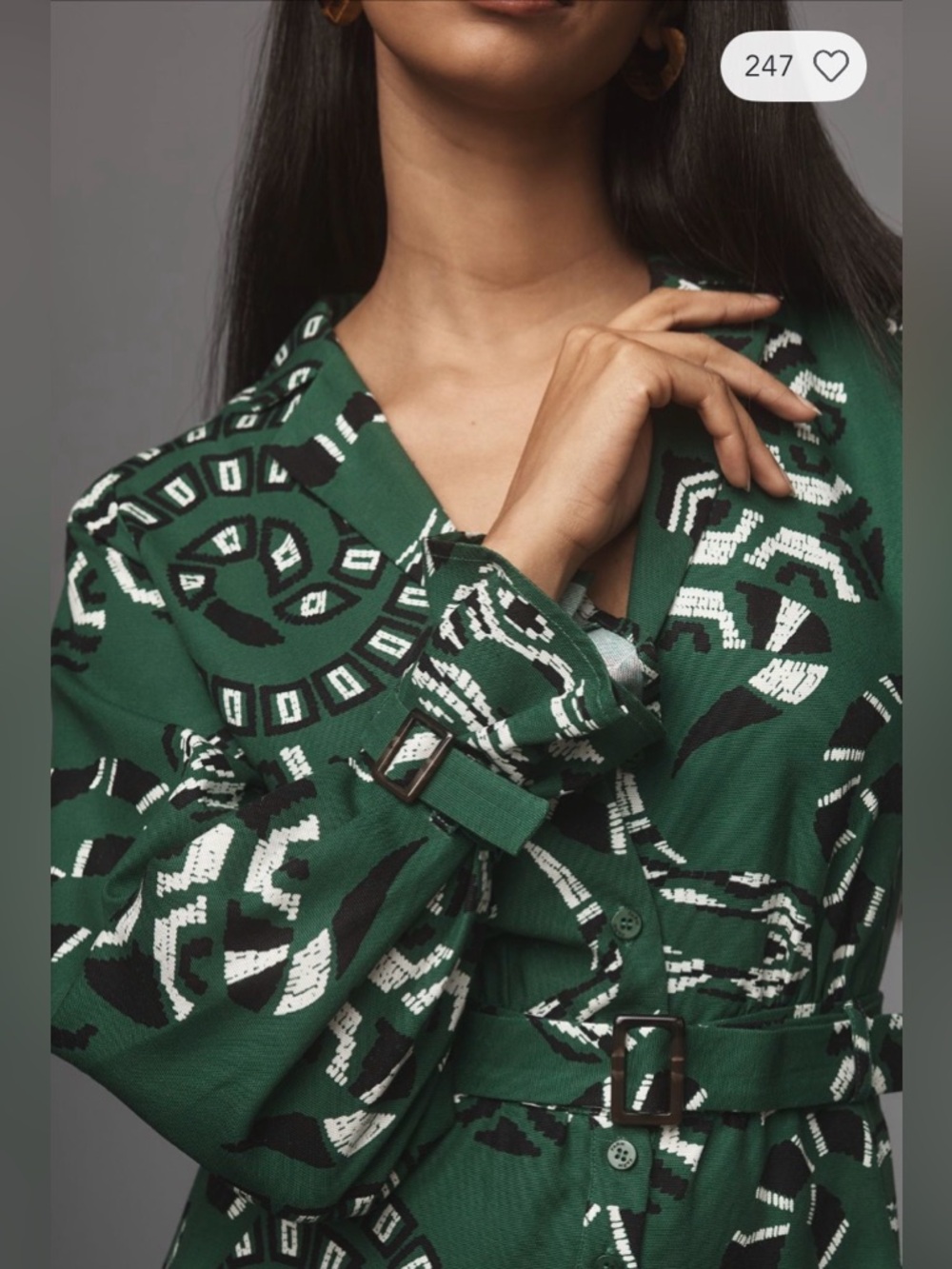 Farm Rio x Anthropologie Printed Jumpsuit - Spiral Snake Pattern NWT